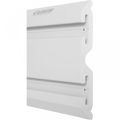 Canaux GearTrackMD de 4 pi de largeur (ensemble de 2) de Gladiator - gris clair