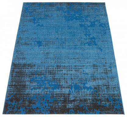 Tapis Janaki Bleu 6'7 x 9'6|Carpette Janaki bleue 6 pi 7 po x 9 pi 6 po|D86F6Y9L