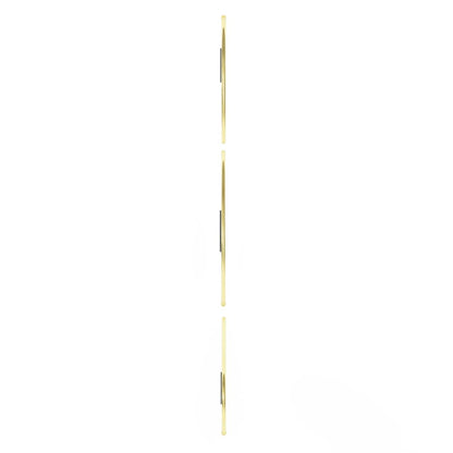 Miroirs Umbra Hubba en laiton à galets - Ensemble de 3