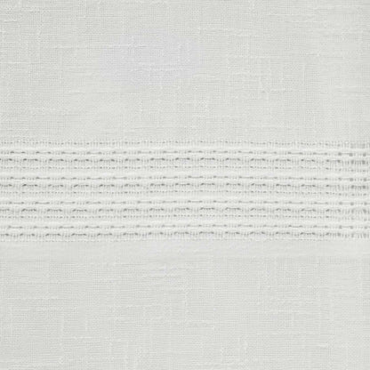 Habitat Alicante White Sheer Dual Header Curtain Panel - 52 x 63|Panneau de rideau transparent Alicante blanc à double têtes d'Habitat - 52 x 63