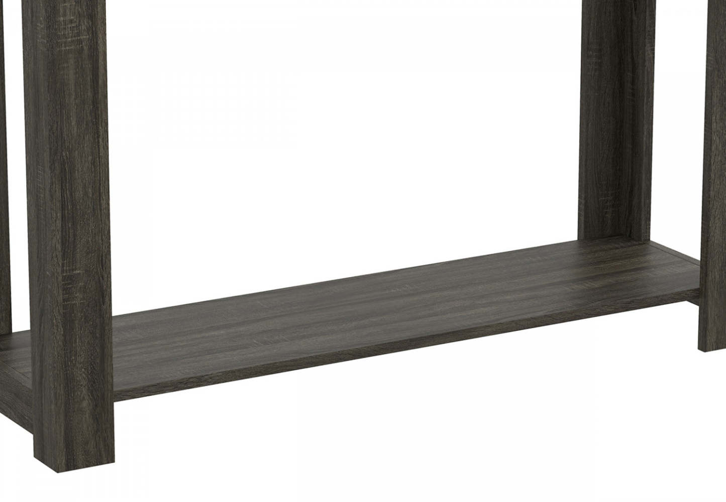 40” Console Table With 2 Drawers And Shelf - Dark Grey Sofa Table | Console de 40 po avec 2 tiroirs et tablette - table de salon gris foncé