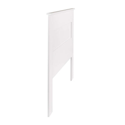 Queen Flat Panel Headboard - White|Tête de lit à panneau plat pour grand lit - blanche