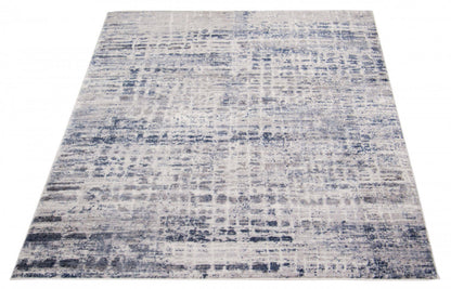 Tapis Trudel Bleu - 3'11 X 5'7 |Carpette Trudel bleue - 3 pi 11 po x 5 pi 7 po