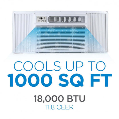 Climatiseur de fenêtre ou mural Black+Decker de 18 000 BTU - BD18WT6