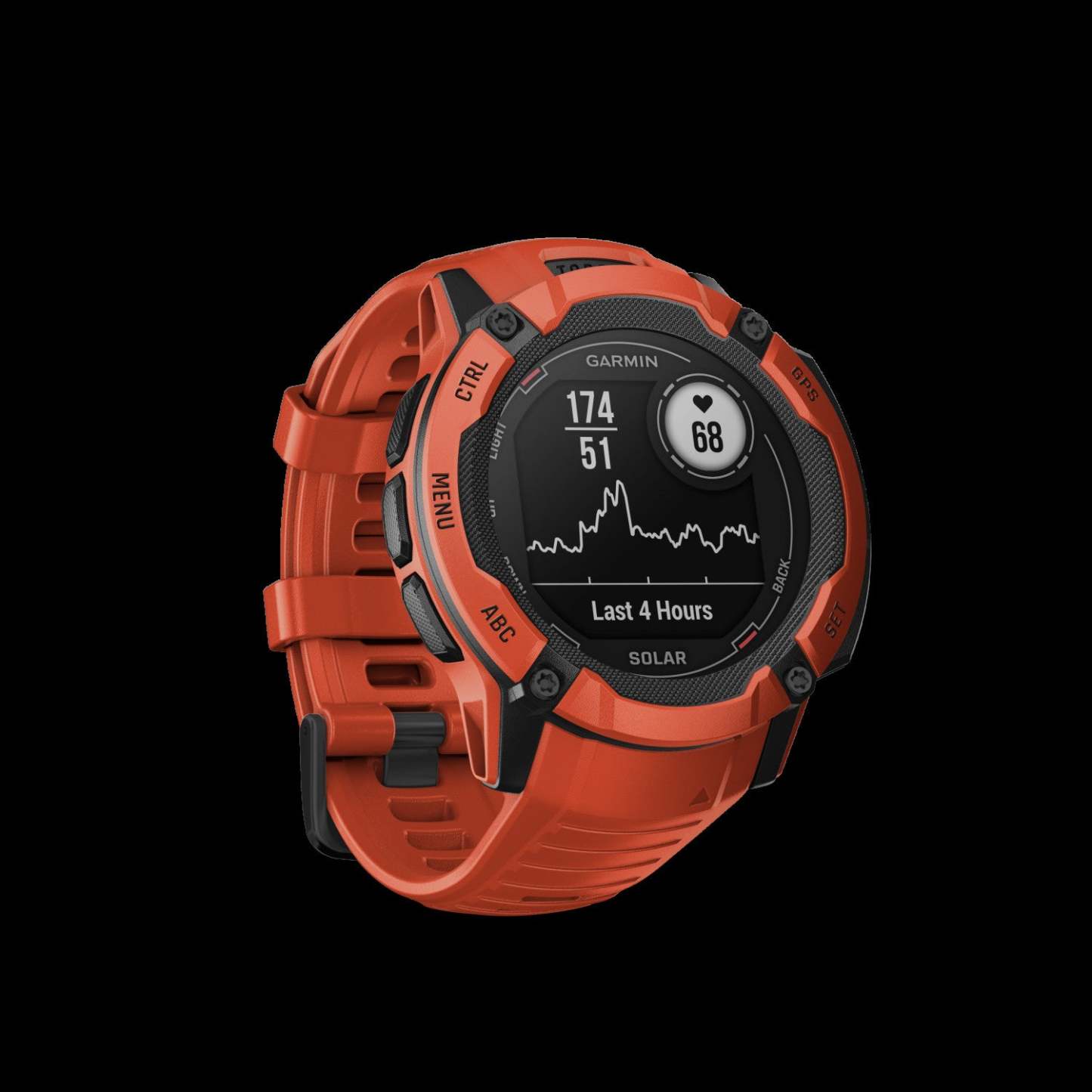 Garmin Instinct® 2x Solar Gps Smartwatch - Suivi De La Santé Et De La Condition Physique Avec Multi-band Gnss - Flame Re|Montre Connectée Garmin Instinct® 2x Solar Gps - Suivi De La Santé Et De La Condition Physique Avec
