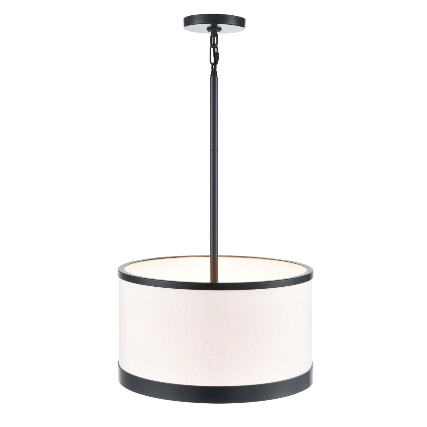 Suspension High Street à 3 lumières, lampe noire | Suspension A 3 lampes High Street, Noire