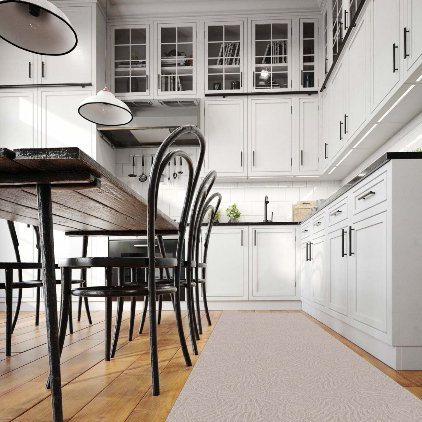 Bellezza Light Grey 2'2 x 22'0 Area Rug|Carpette Bellezza gris clair 2 pi 2 po x 22 pi 0 po|D21A2BYW