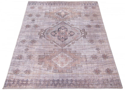 Carpette Kashkuli grise 7 pi 10 po x 10 pi 0 po