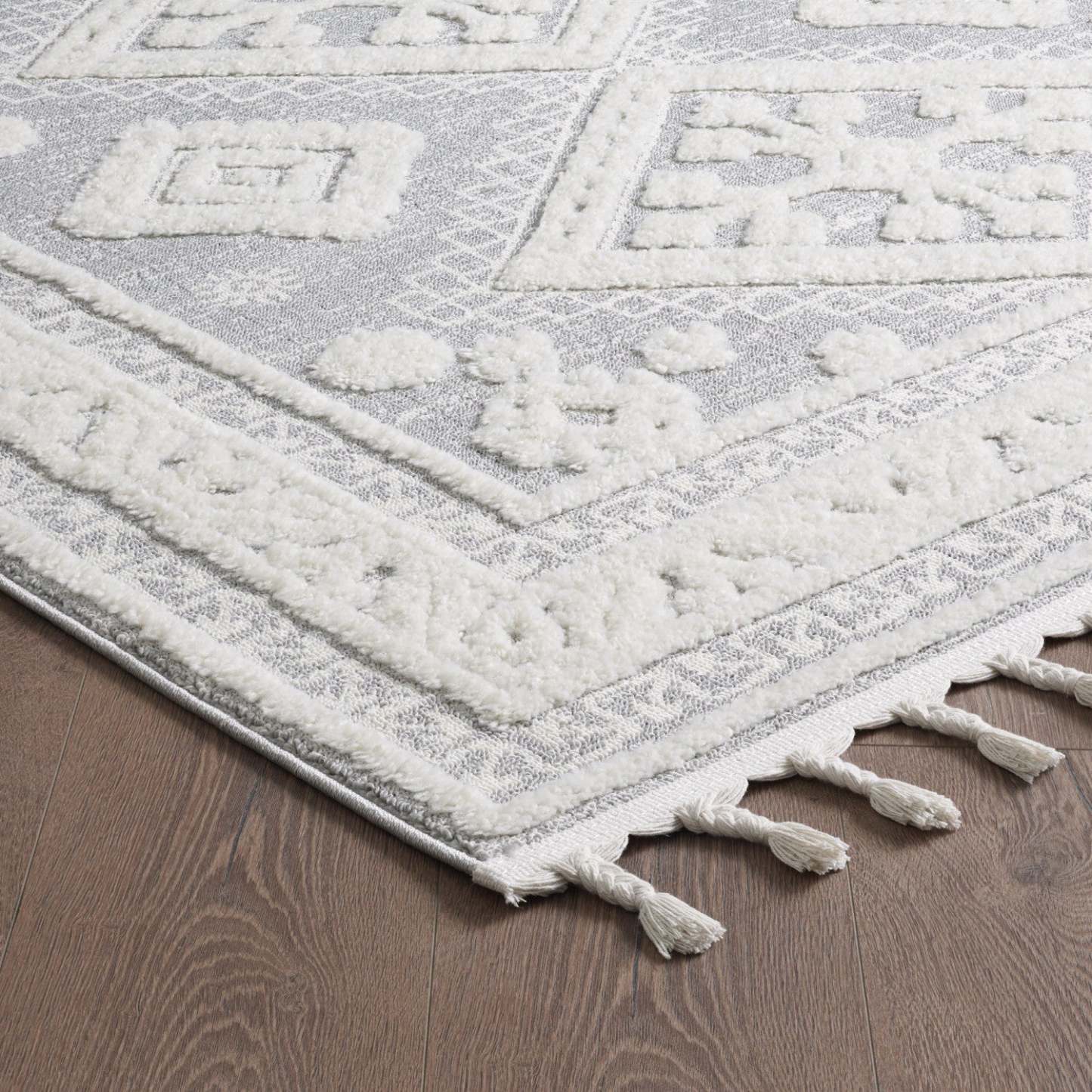 Quinto Westerner Shag Area Rug - 6'3 x 9'|Carpette à poil long Quinto Westerner - 6 pi 3 po x 9 pi