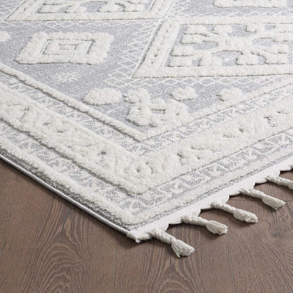 Quinto Westerner Shag Area Rug - 6'3 x 9'|Carpette à poil long Quinto Westerner - 6 pi 3 po x 9 pi