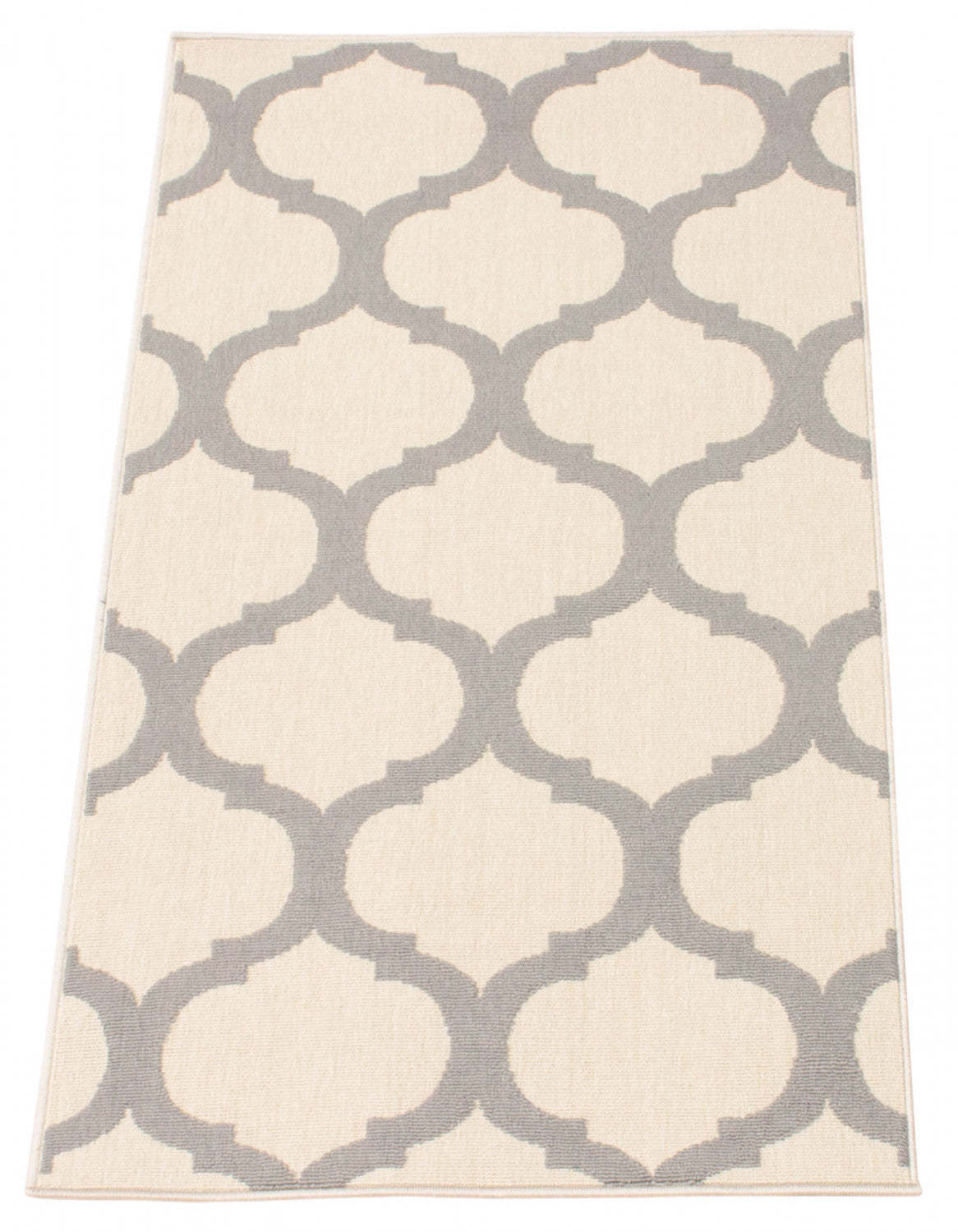 Tapis Sophie gris clair - 81 x 150 cm | D86FI3UM