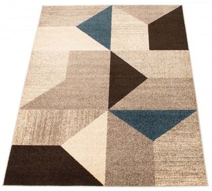 Tapis Hadley gris/bleu 2,39 m x 3,10 m | D279G95S