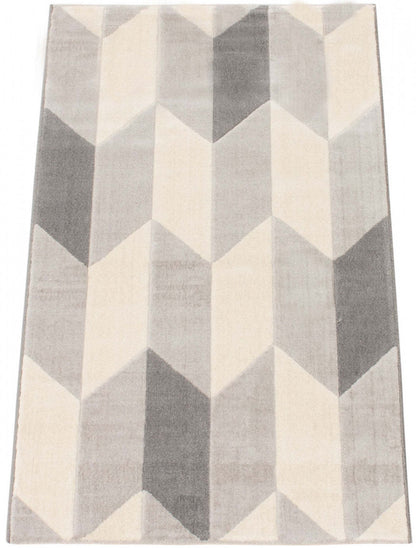 Tapis Zima Gris 2'8 x 4'11|Carpette Zima grise 2 pi 8 po x 4 pi 11 po|D86FJG0R