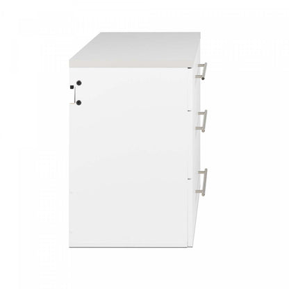 Hangups 3-Drawer Base Storage Cabinet - Blanc|Armoire de plancher HangUps à 3 tiroirs avec rangement - blanc