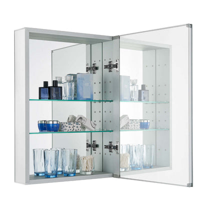 Stapik Medicine Mirror Cabinet - Argent|Armoire à pharmacie Stapik avec miroir - argentée