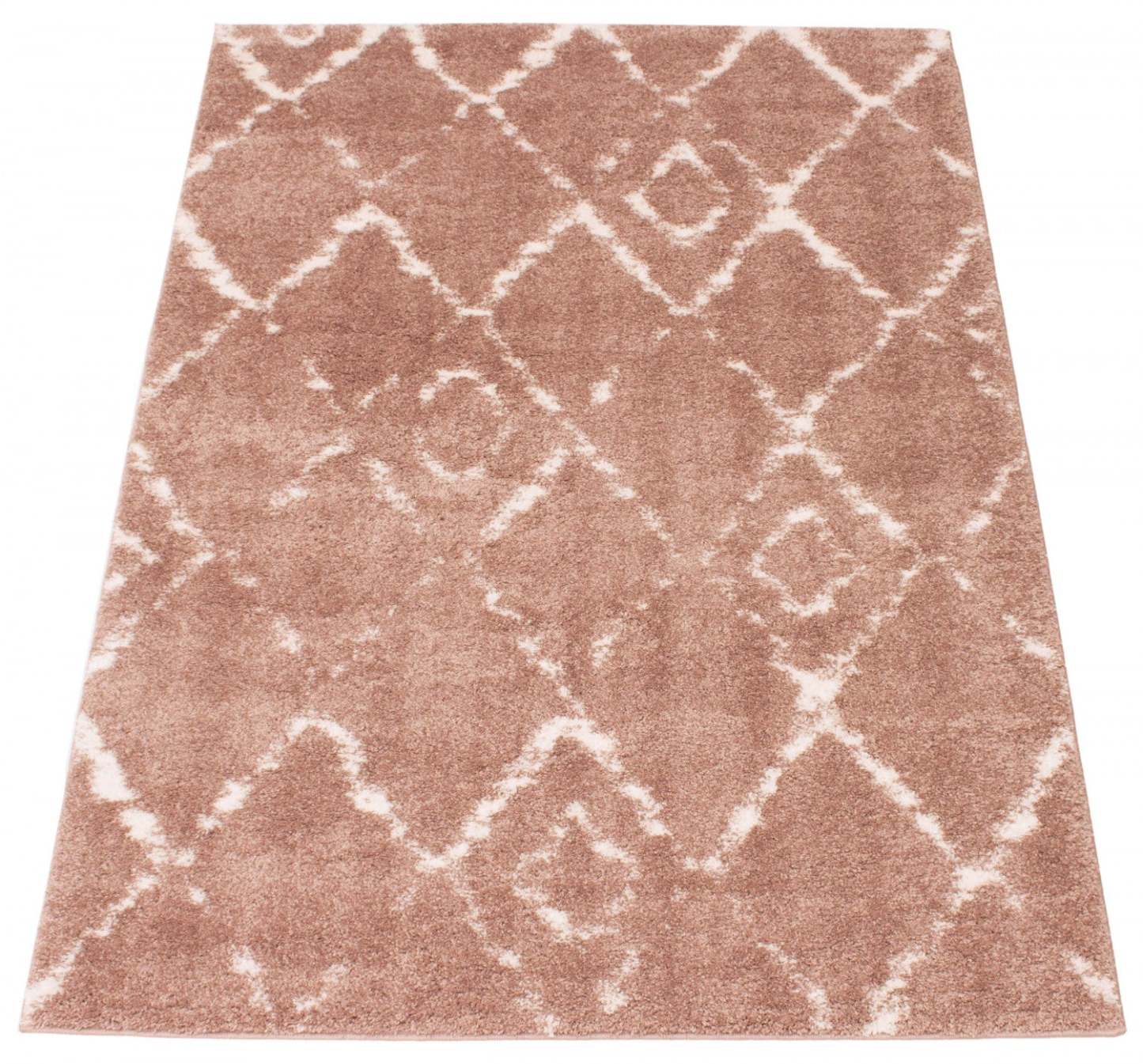 Serafina Pink Shag 3'11 x 6'0 Area Rug|Tapis à poil long Serafina rose 3 pi 11 po x 6 pi 0 po|D86F71ZO