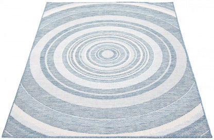 Tapis Neisha Moderne Bleu 160 x 220 cm | D86FL2G5
