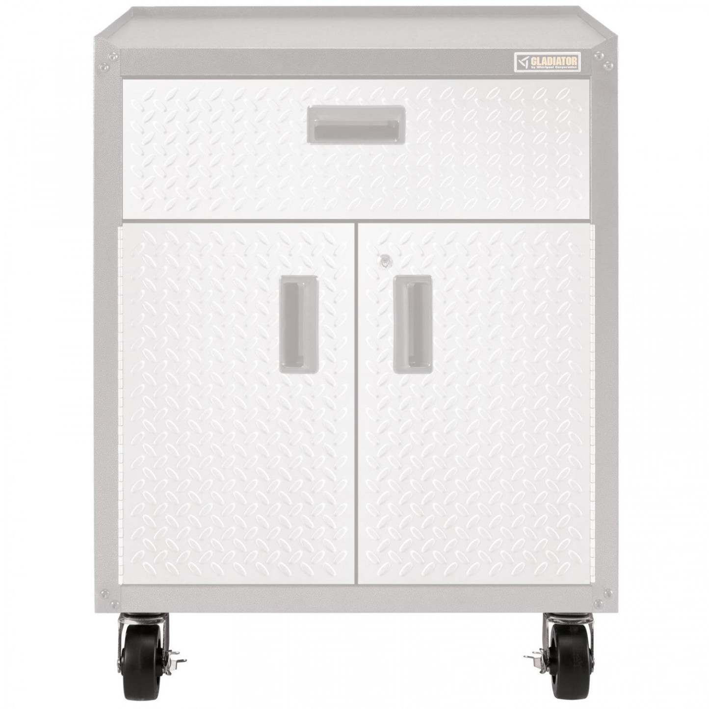 Gladiator Modular Gearbox Caster Kit - Black|Ensemble de roulettes pour armoire modulaire GearBox de Gladiator - noir