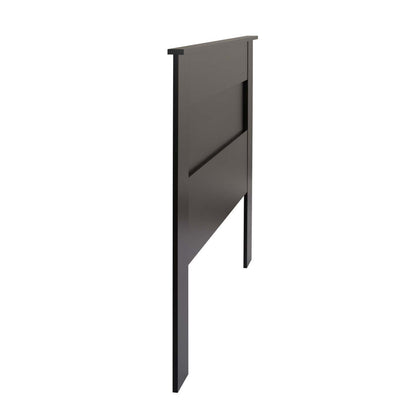 Queen Flat Panel Headboard - Black|Tête de lit à panneau plat pour grand lit - noire