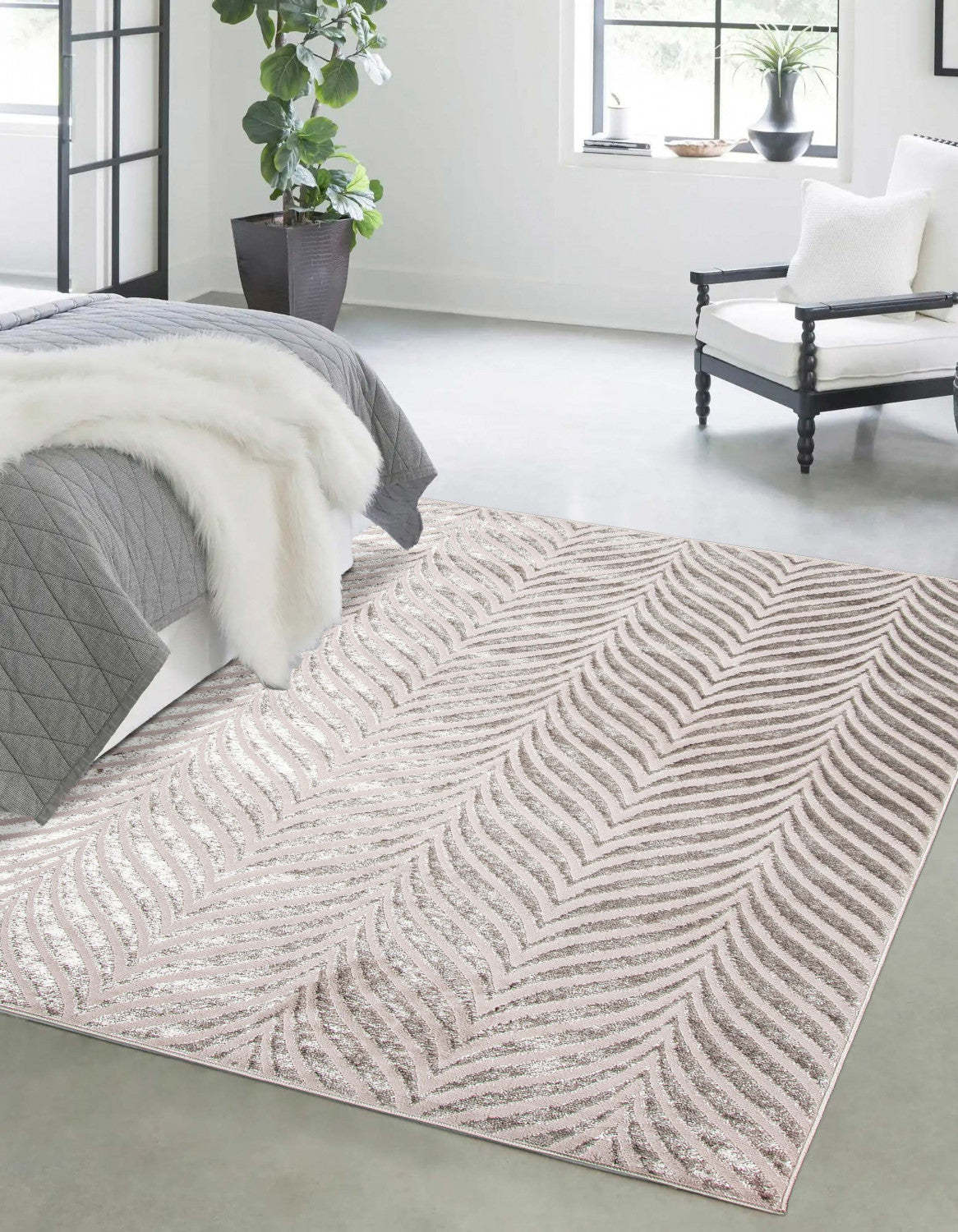 Tapis Roman Gris - 8'0 x 10'0|Tapis d'aire Roman gris - 8 pi 0 po x 10 pi 0 po