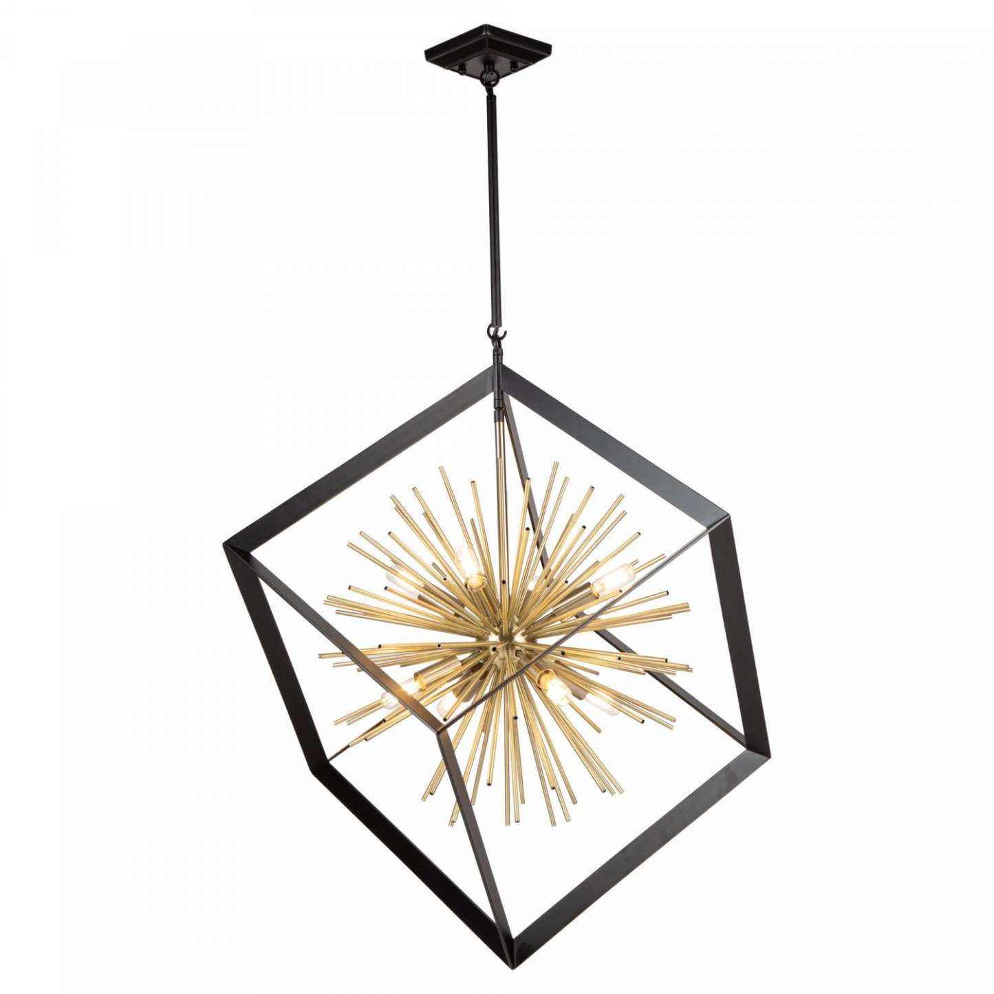 Sunburst  8-Light Chandelier | Lustre Sunburst à 8 ampoules | D06HLVZE