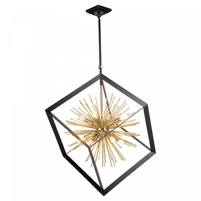 Sunburst  8-Light Chandelier | Lustre Sunburst à 8 ampoules | D06HLVZE