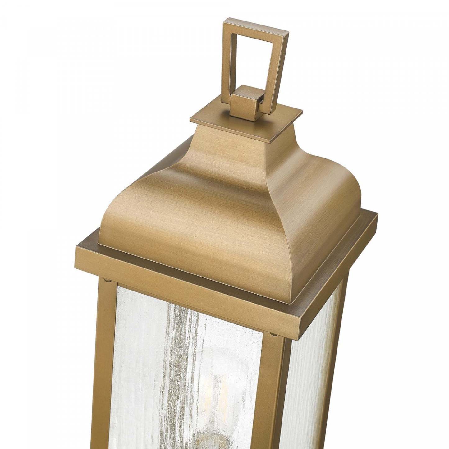 Madrid 1 Light Outdoor Post Light, Weathered Brass Lamp | Lampadaire D’exterieur A 1 lampe Madrid, Laiton Vieilli