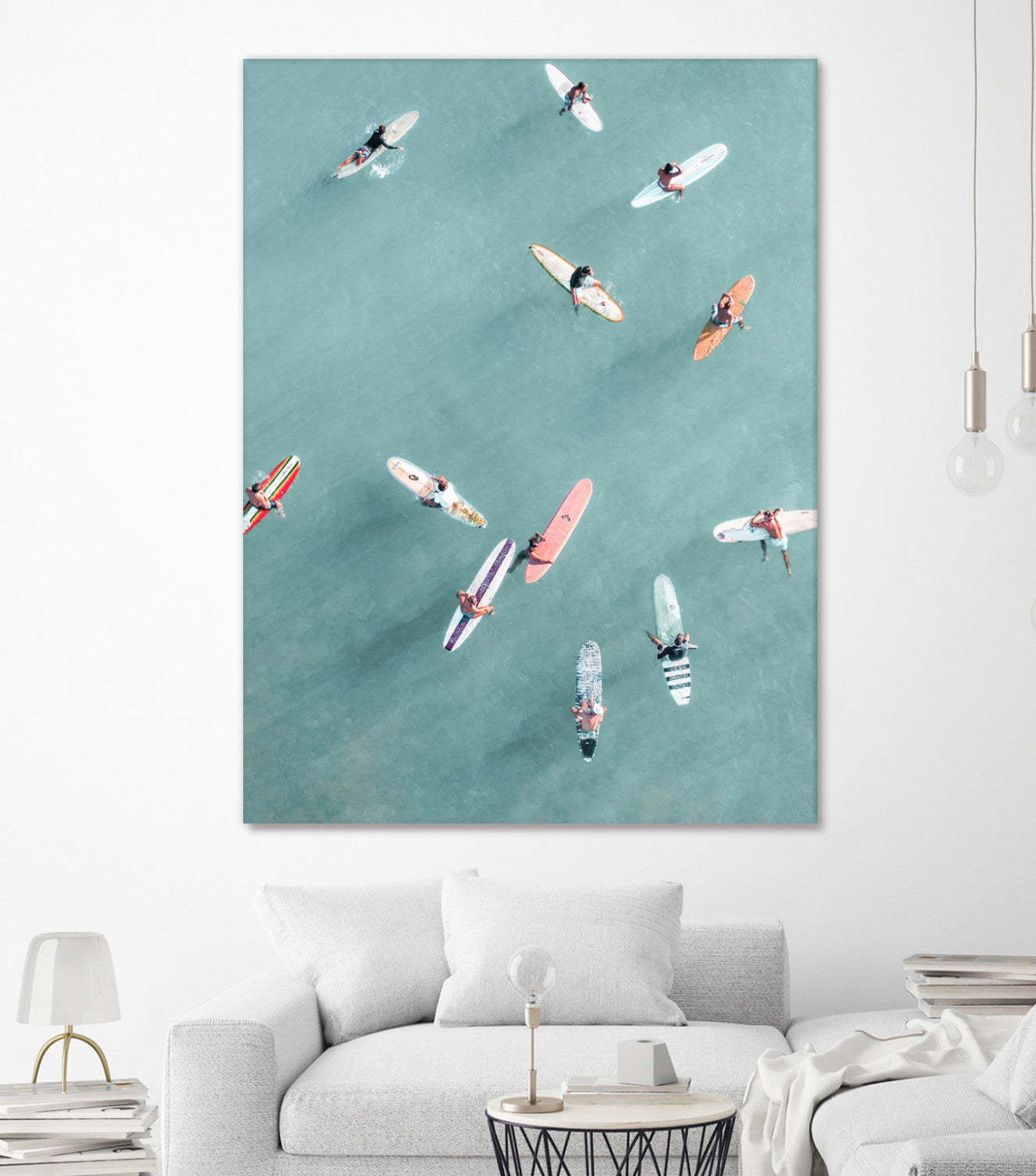 Surfers Ii Giant Art 72x54 Wall Art|Œuvre d'art murale Giant Art « Surfers Ii » 72 x 54