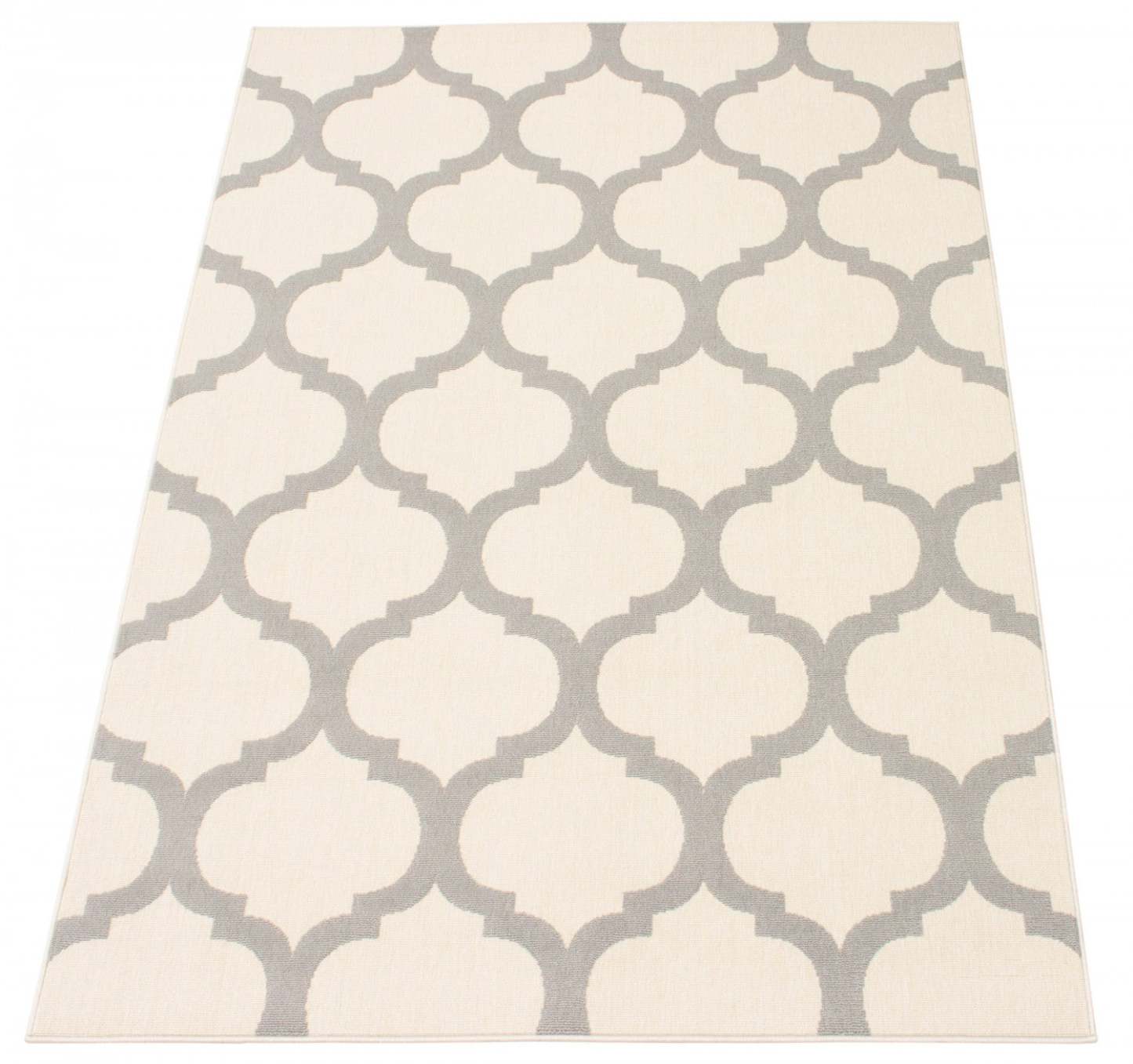 Tapis Sophie gris clair - 201 x 290 cm | D86FGHMK