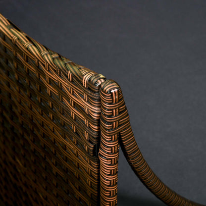 Pawhut Lit En Rotin Pour Chiens Et Chats De Petite Taille Et De Taille Moyenne, Niche En Osier Pour Extérieur Avec Résistance à L'eau