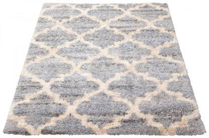 Tapis Dimity gris/bleu clair - 2,39 m x 3,10 m | D86FVDE7