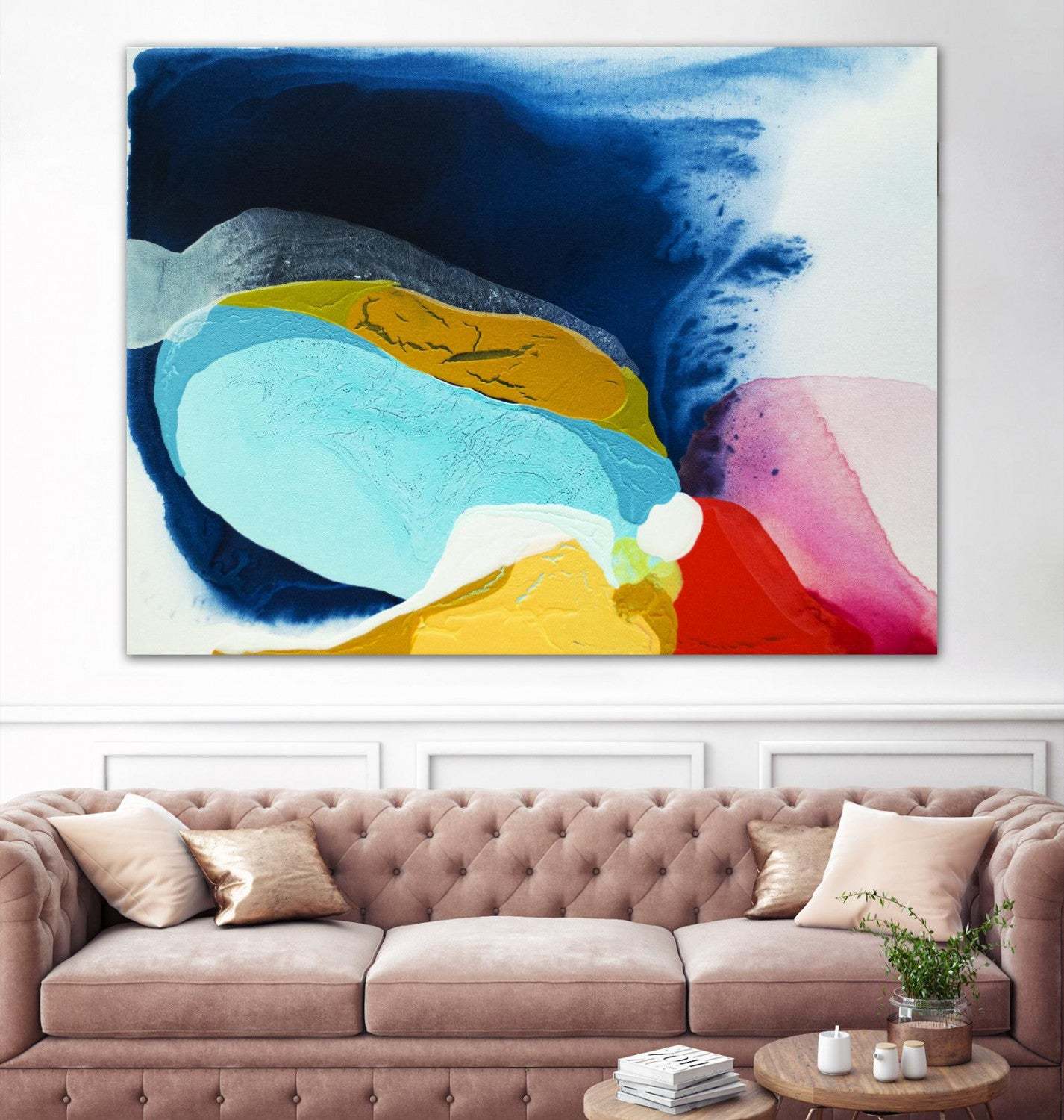 Maya Iv Giant Art 72x54 Wall Art|Œuvre d'art murale Giant Art « Maya Iv » 72 x 54