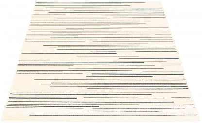 Faith Cream-Prol Area Rug - 7'10 x 10'2|Carpette Faith crème-couleur pétrole - 7 pi 10 pox 10 pi 2 po| D2A6KP8N