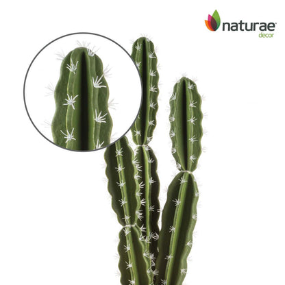 Cactus mexicain artificiel de 26 po en pot terracotta | Artificiel 26 cactus mexicains en pot en terre cuite | D10H4GH8