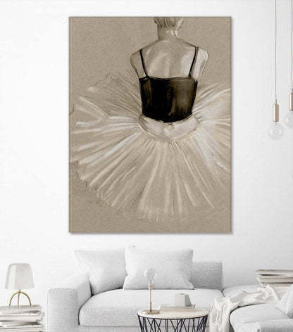 Œuvre d'art murale géante « Black Leotard II » 72 x 54