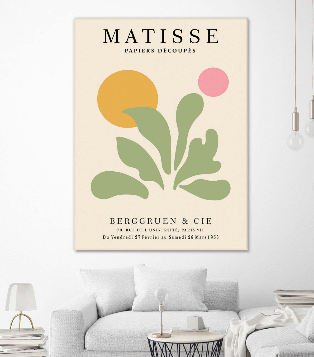 Papiers Découpés Ii Giant Art 72x54 Wall Art|Œuvre d'art murale Giant Art « Papiers Découpés Ii » 72 x 54