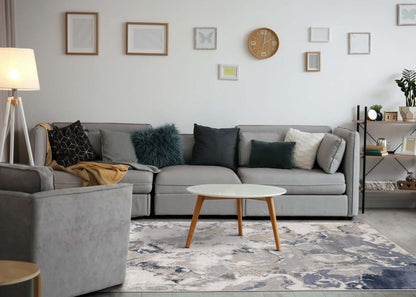 Tapis d'intérieur abstrait London - 6'7 x 9'6|Carpette London à motif abstrait pour l'intérieur - 6 pi 7 po x 9 pi 6 po