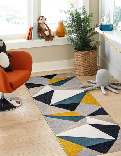 Gemma Multi-Colour Machine Washable Area Rug - 2'6 x 8'0|Carpette Gemma multicolore lavable à la machine - 2 pi 6 po x 8 pi 0 po|D86FQ5GL