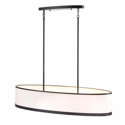 Luminaire d'îlot à 8 lampes High Street De 15 po, noir | Luminaire d'îlot à 8 lampes High Street De 15 po, noir