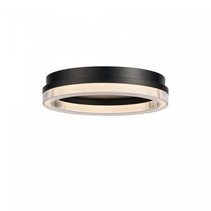 Plafonnier à DEL intégré Ari, lampe noire | Plafonnier Encastre A Del Integrees Ari, Noir