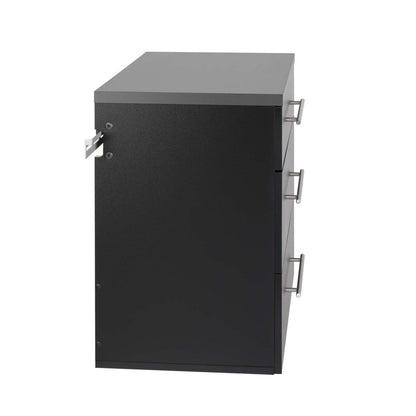 Hangups 3-Drawer Base Storage Cabinet - Black|Armoire de plancher HangUps à 3 tiroirs avec rangement - noire