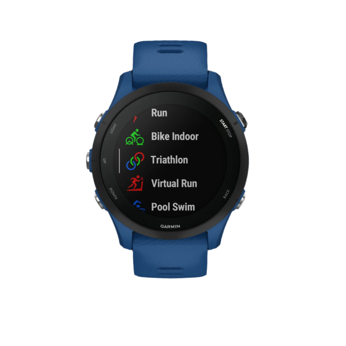 Garmin Forerunner® 255 Montre Gps Intelligente - Suivi De La Santé Quotidienne Avec Une Autonomie De 14 Jours - Bleu Tidal