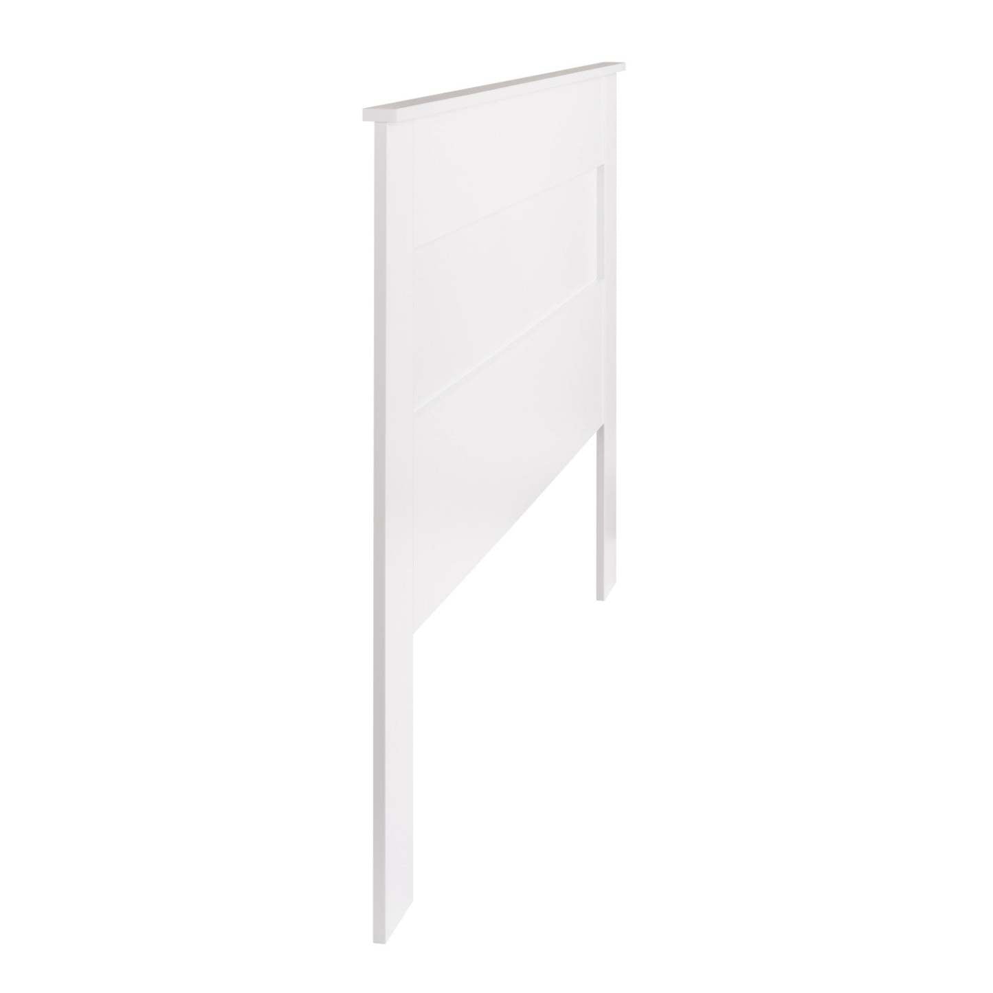 King Flat Panel Headboard - White|Tête de lit à panneau plat pour très grand lit - blanche