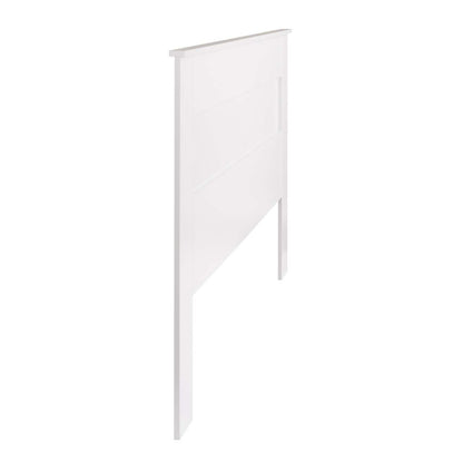 King Flat Panel Headboard - White|Tête de lit à panneau plat pour très grand lit - blanche