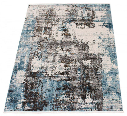 Tapis Emmylou bleu 6'7 x 9'6 | D86F5V0G