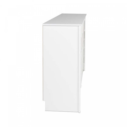 Shoe Cubby Console - White|Console à compartiments pour chaussures - blanche