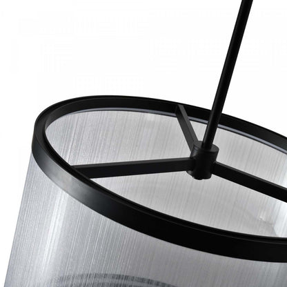 Suspension Cora à LED intégrée, lampe argentée | A Del Integrees Cora, Argent