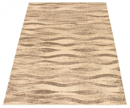 Arusha ivoire / gris 6'7 x 9'6 tapis de zone|Carpette Arusha ivoiregris 6 pi 7 po x 9 pi 6 po|D26YBNT0