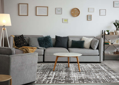 Carpette douce organique lavable à la machine - 5 pi 3 po x 7 pi 7 po