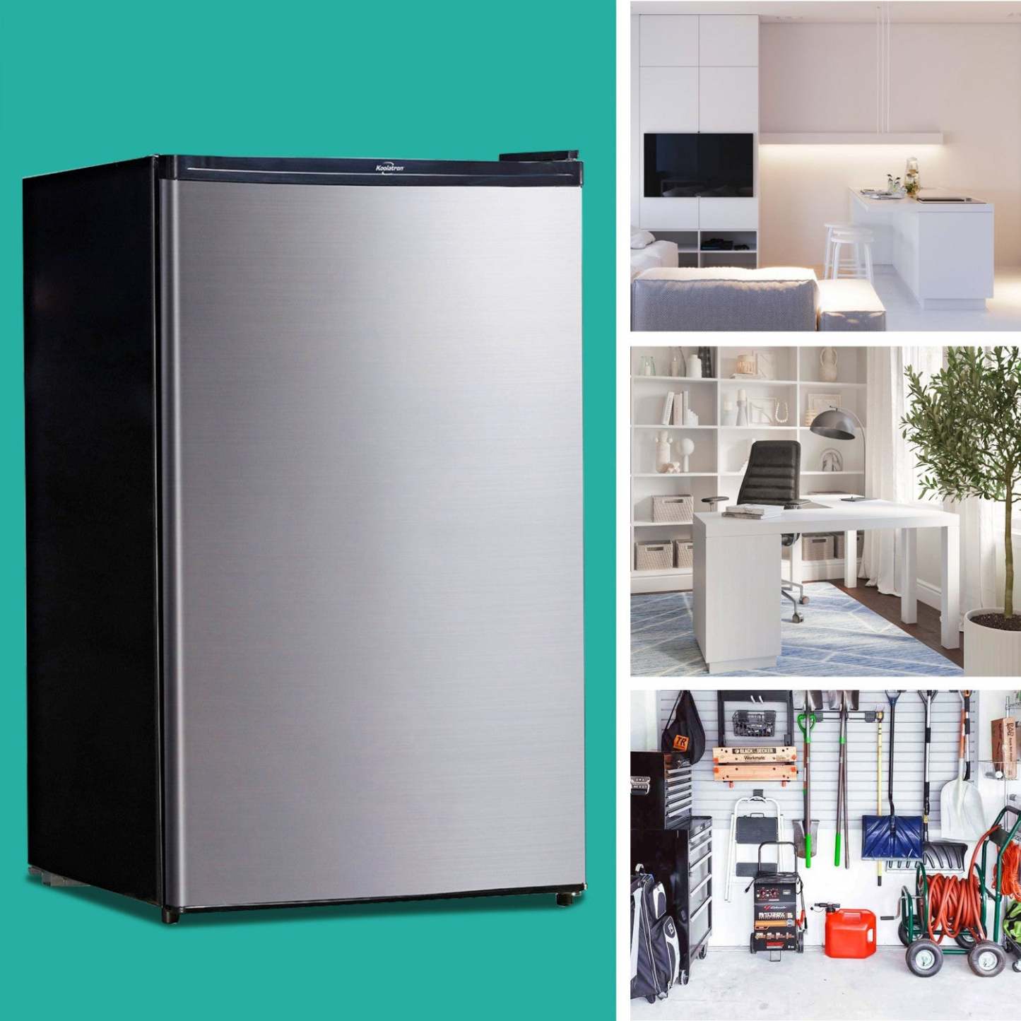 Koolatron 4,4 Cu. Fort. Réfrigérateur compact|Réfrigérateur compact Koolatron de 4,4 pi3